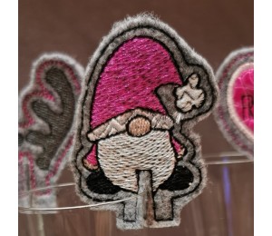 Stickserie - ITH Glasaufsätze Weihnachtswichtel & Co